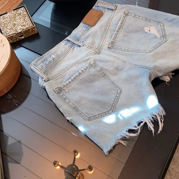 Aéropostale Distressed Shorts Button Fly 0 - Picture 7 of 8